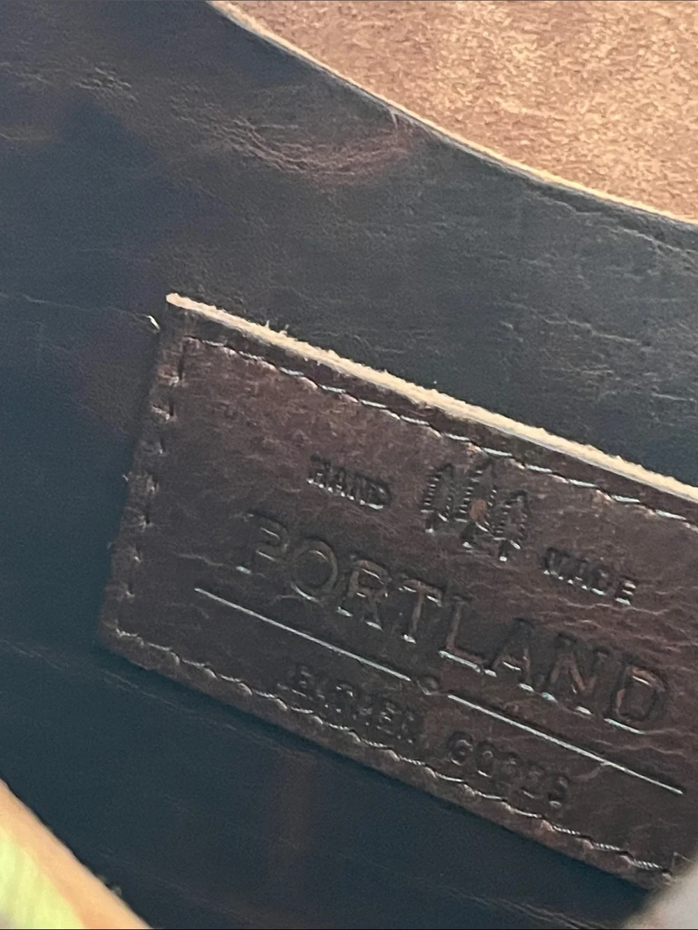Portland Leather laptop Brown Leather Backpack
